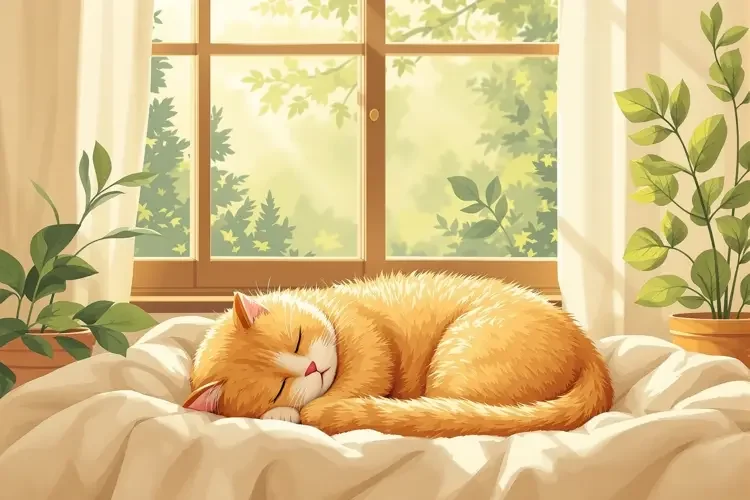 猫与岛的日常：一只橘猫的治愈生活